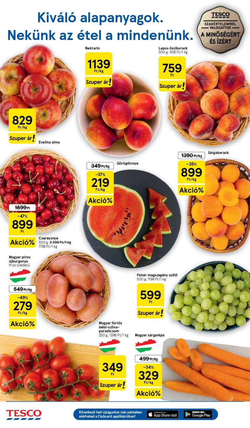 Tesco Akciós Újság 2 oldal