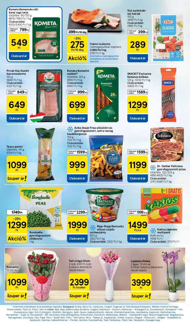 Tesco Akciós Újság 4 oldal