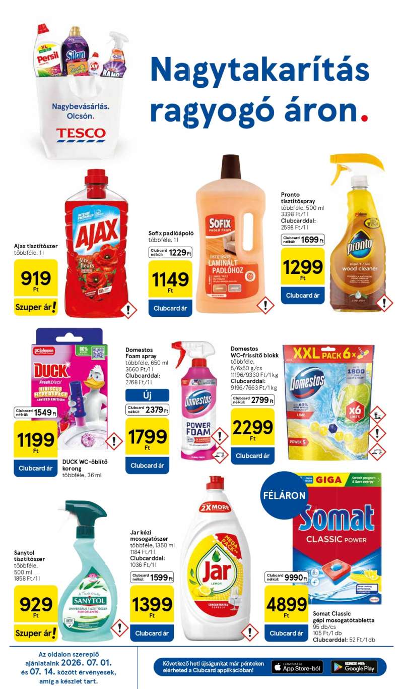 Tesco Akciós Újság 10 oldal