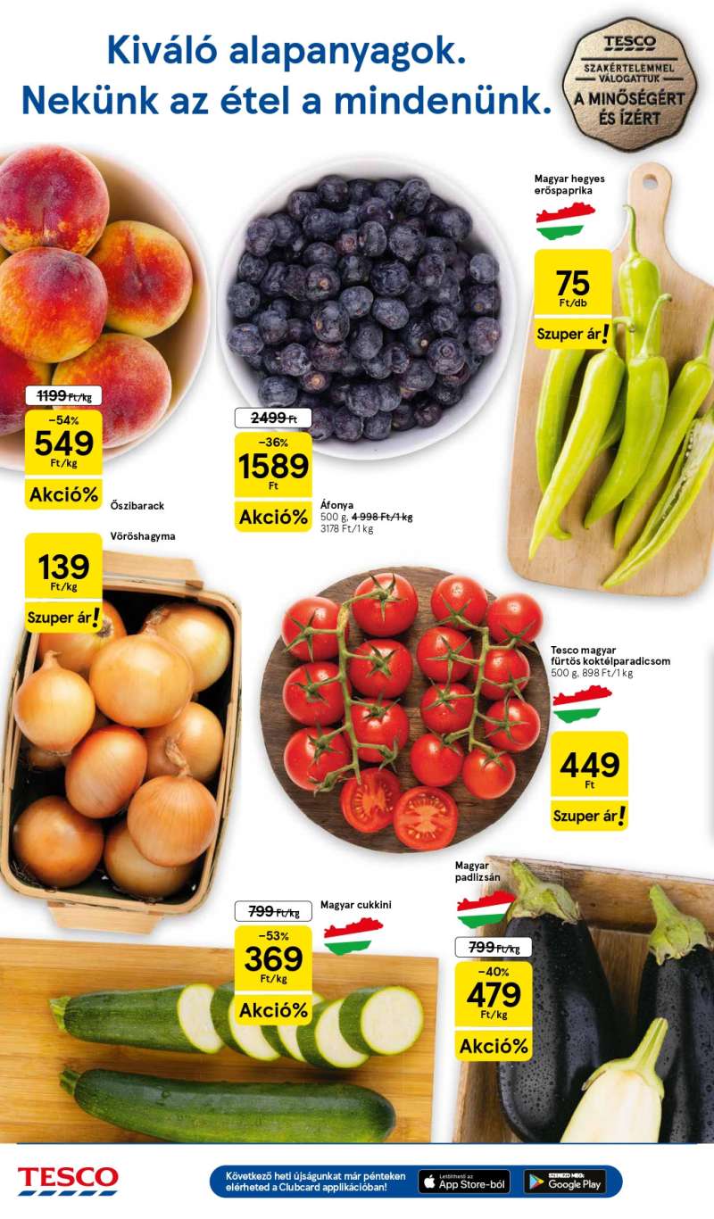 Tesco Akciós Újság 2 oldal