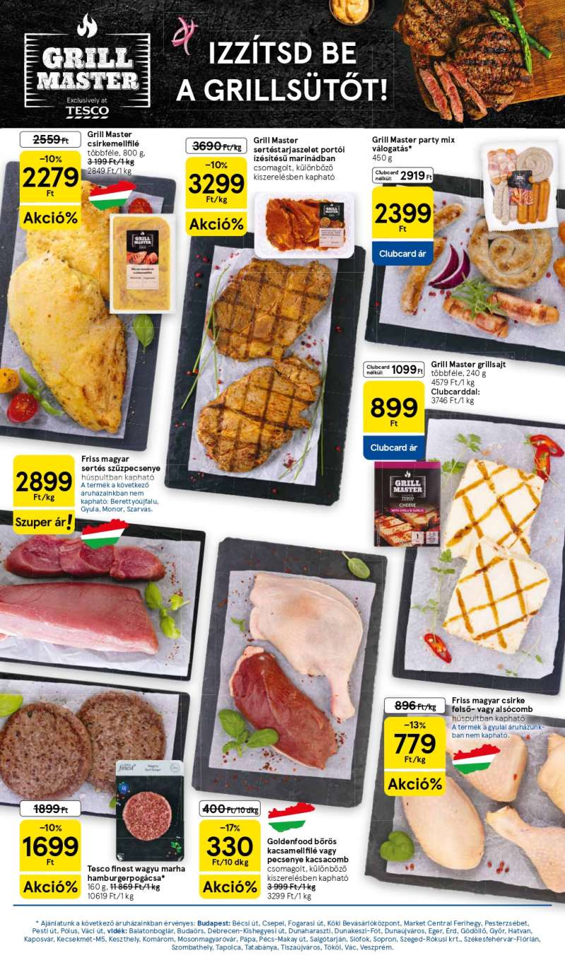 Tesco Akciós Újság 3 oldal