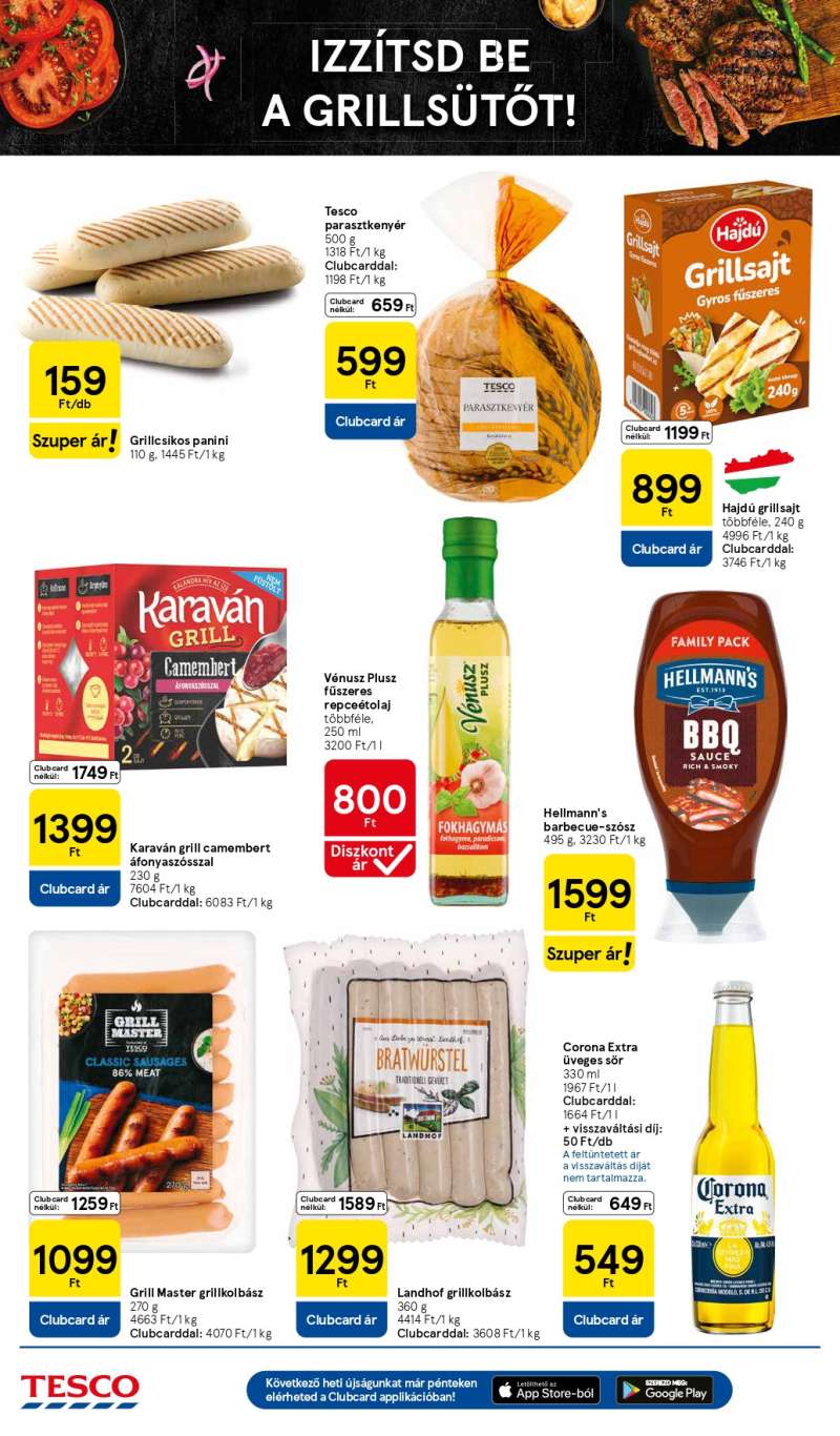 Tesco Akciós Újság 8 oldal