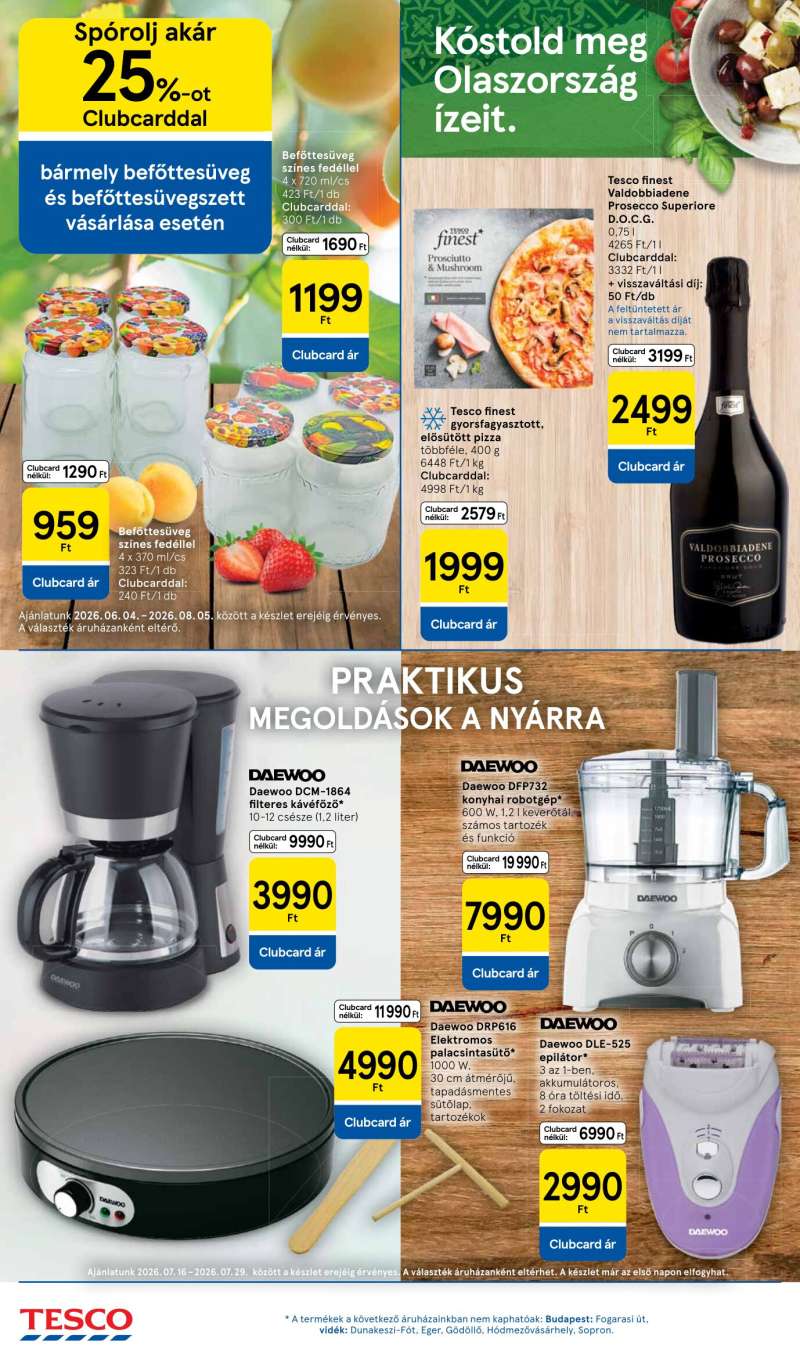 Tesco Akciós Újság Hipermarket 16 oldal