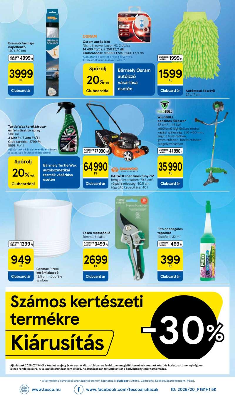 Tesco Akciós Újság Hipermarket 30 oldal