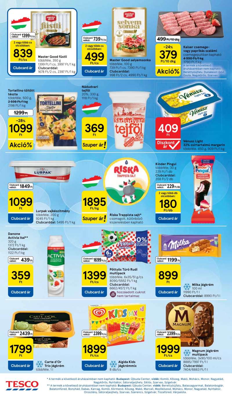 Tesco Akciós Újság Hipermarket 4 oldal