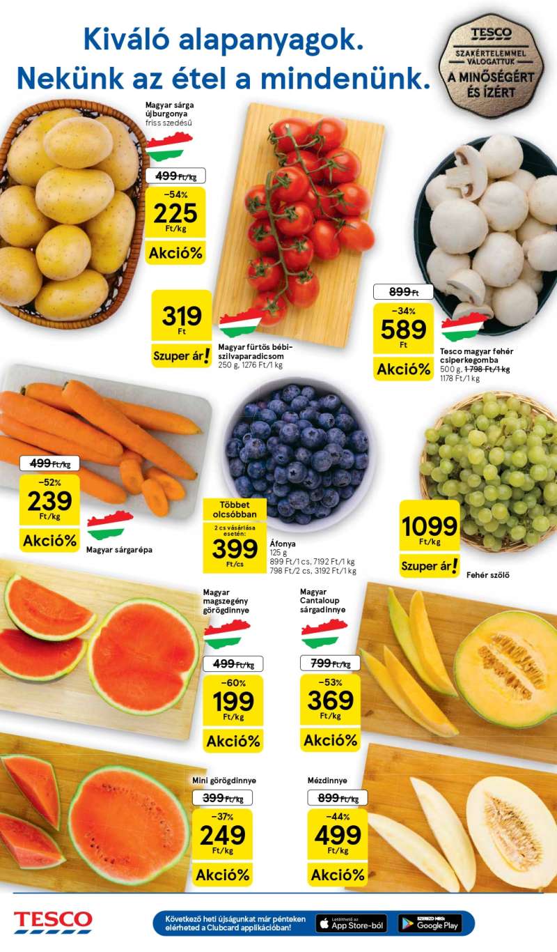Tesco Akciós Újság 2 oldal