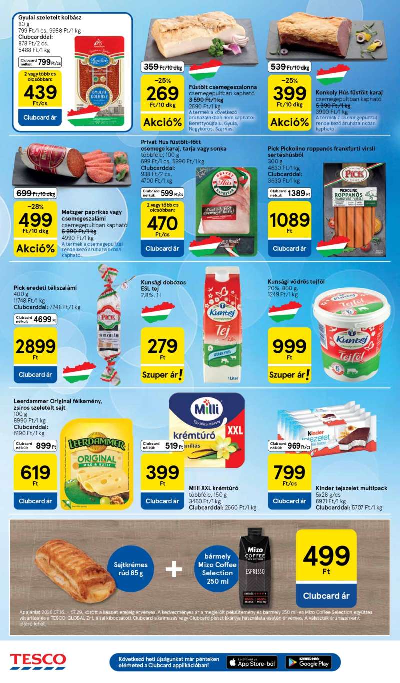 Tesco Akciós Újság 4 oldal
