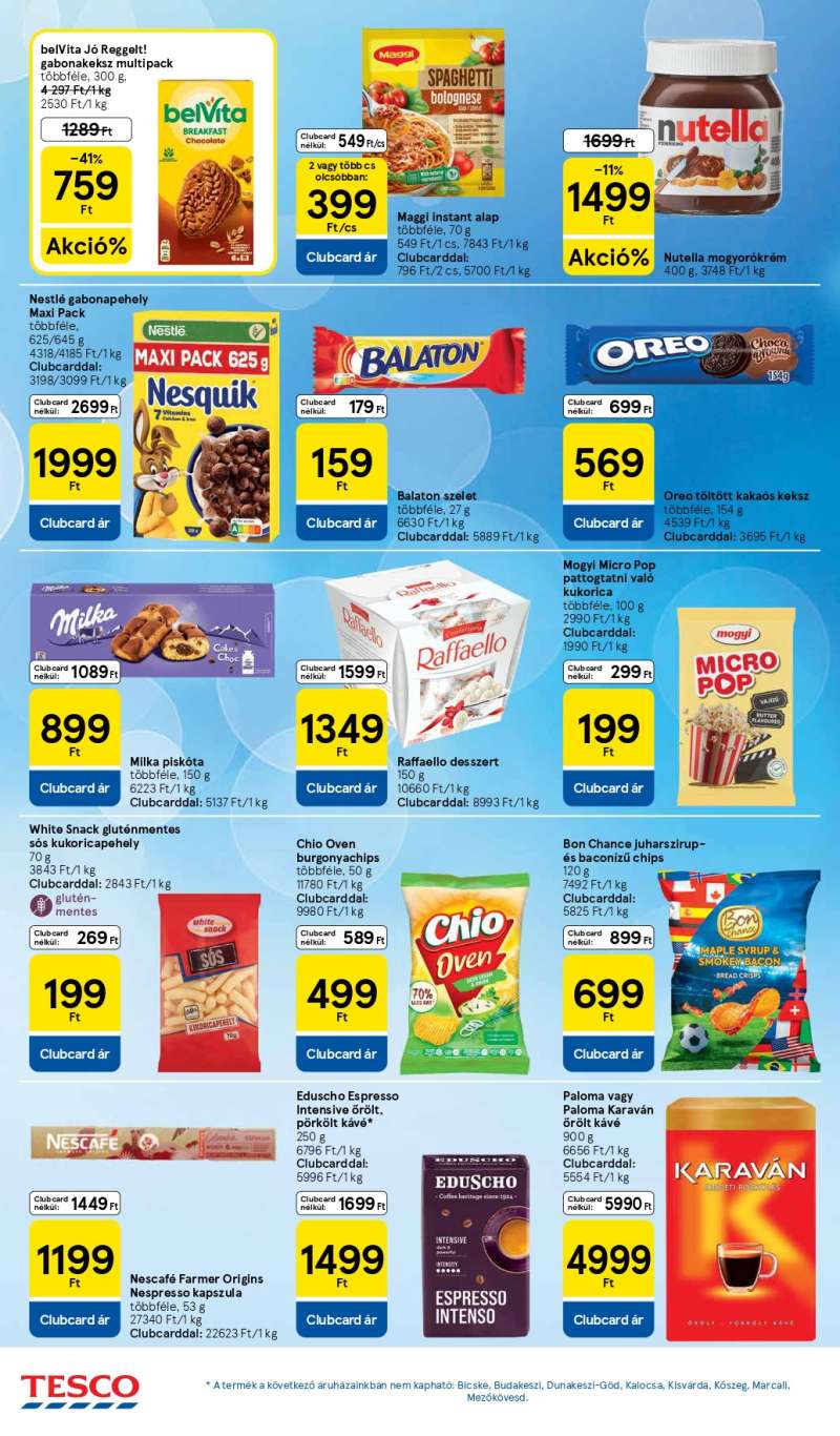 Tesco Akciós Újság 6 oldal