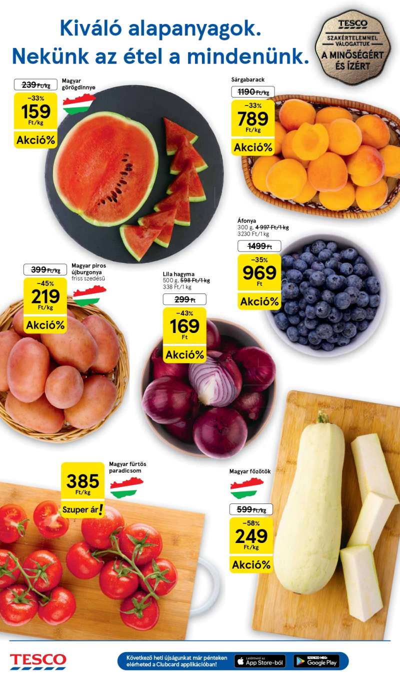 Tesco Akciós Újság 2 oldal