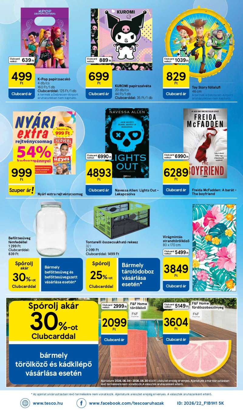 Tesco Akciós Újság 32 oldal