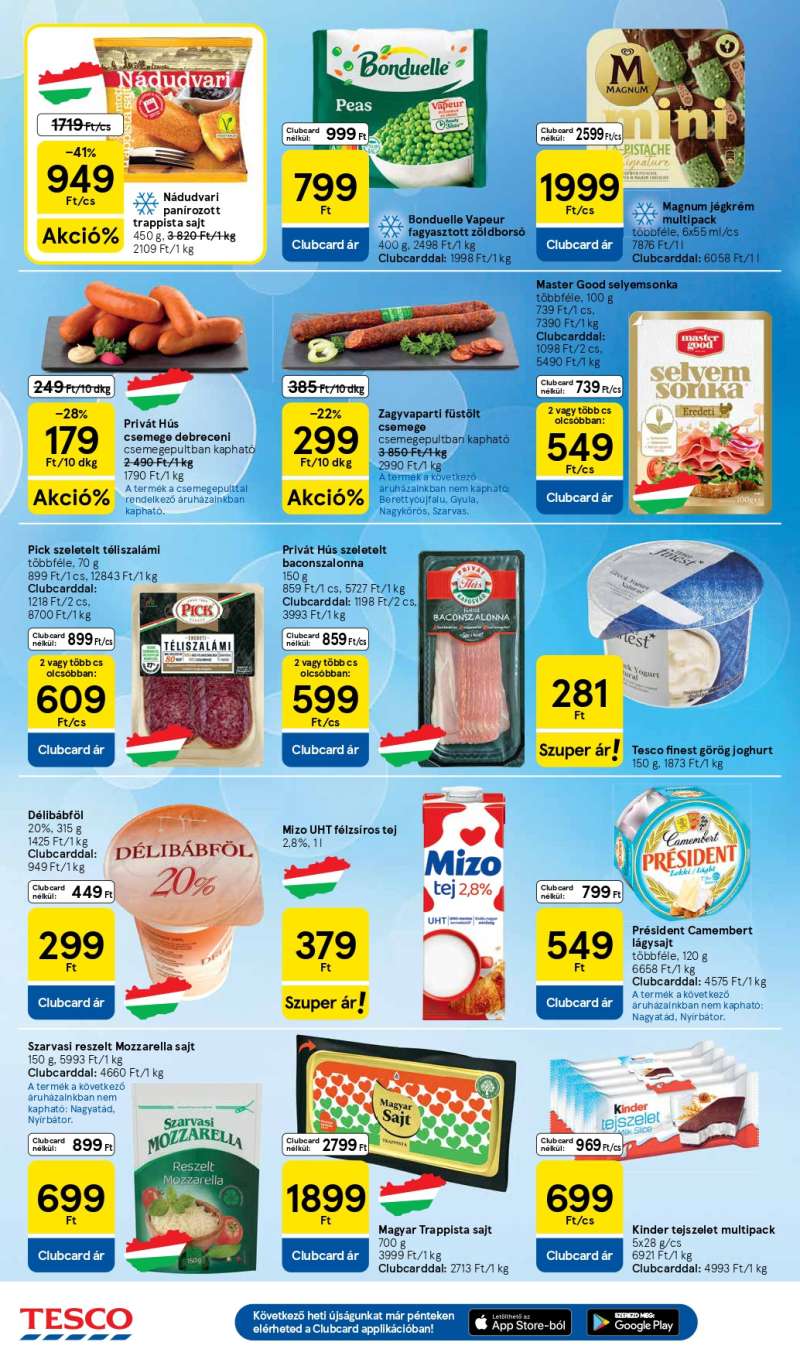 Tesco Akciós Újság 4 oldal