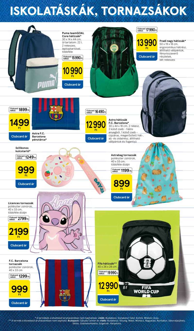 Tesco Akciós Újság Iskolakezdés 15 oldal