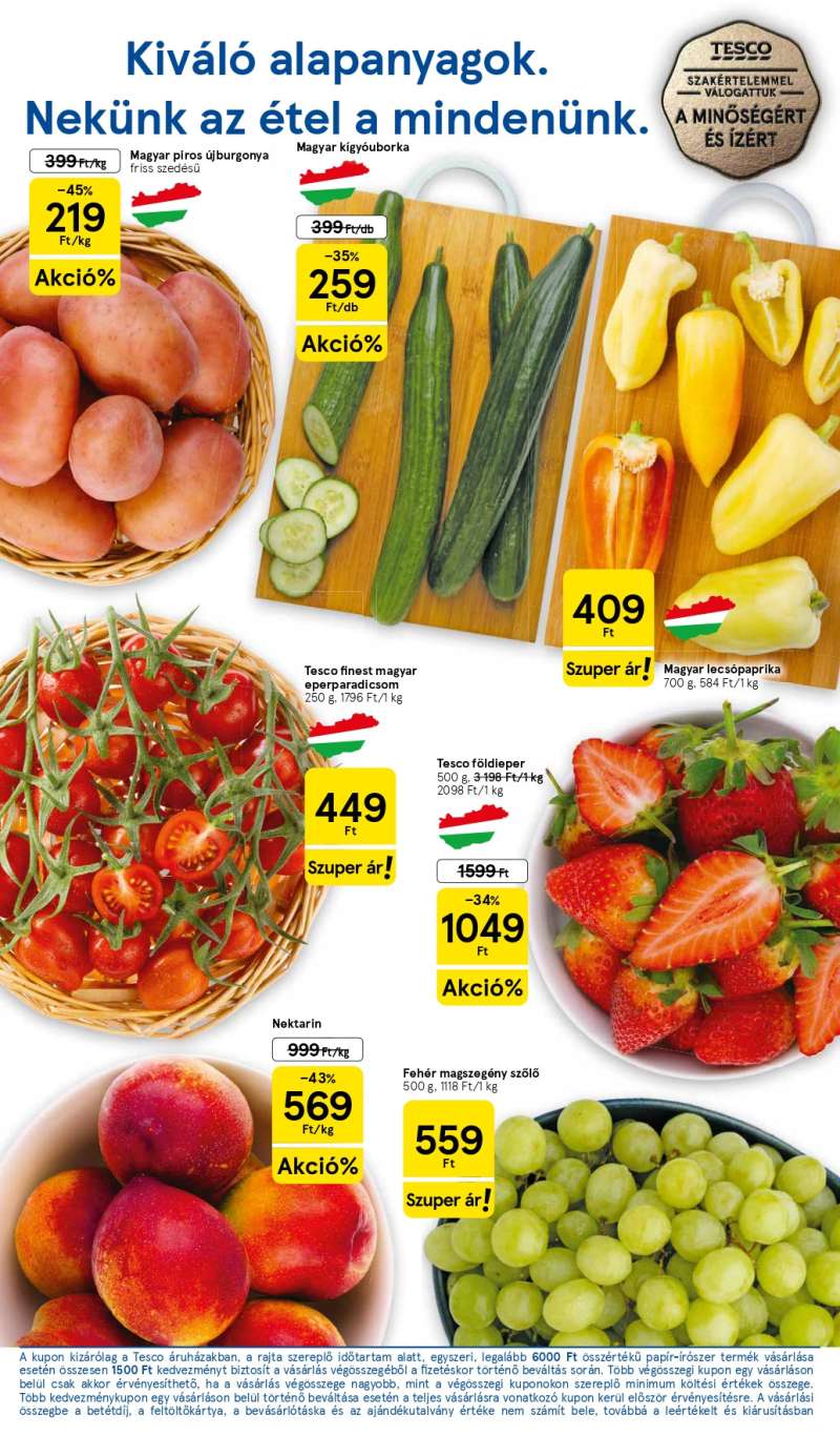 Tesco Akciós Újság 2 oldal