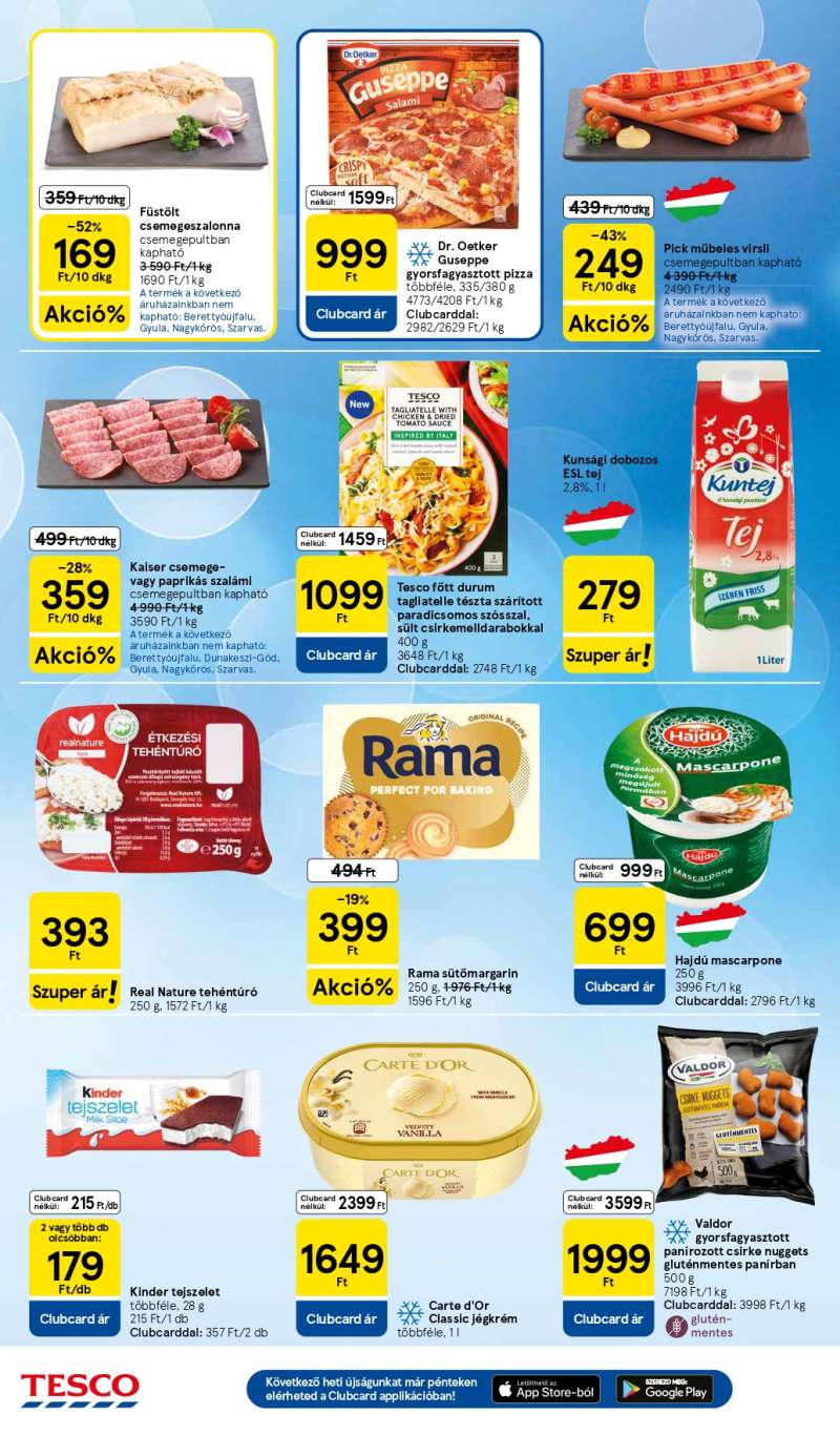 Tesco Akciós Újság 4 oldal