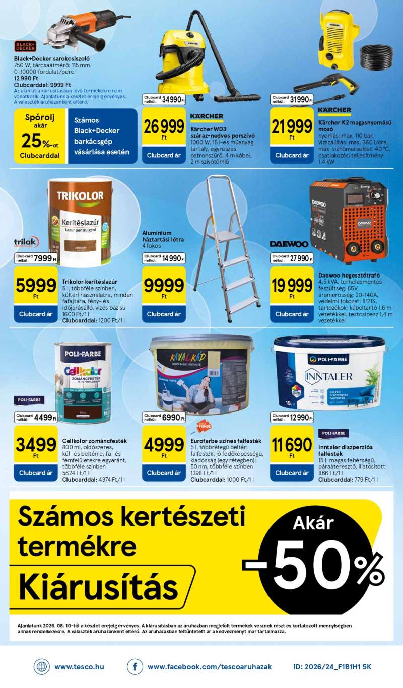 Tesco Akciós Újság 40 oldal