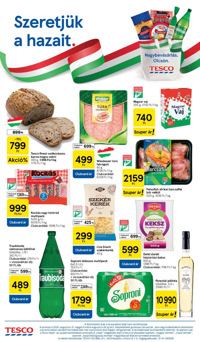 Tesco Akciós Újság 10 oldal