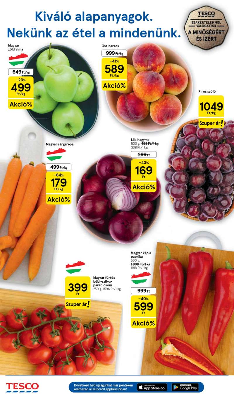 Tesco Akciós Újság 2 oldal