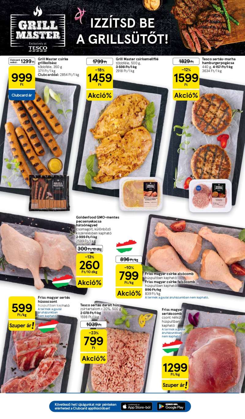 Tesco Akciós Újság 3 oldal