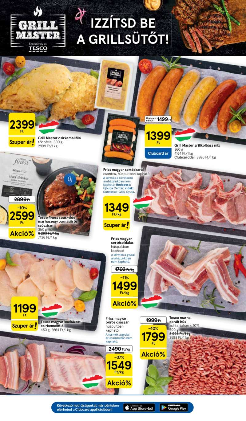 Tesco Akciós Újság 3 oldal