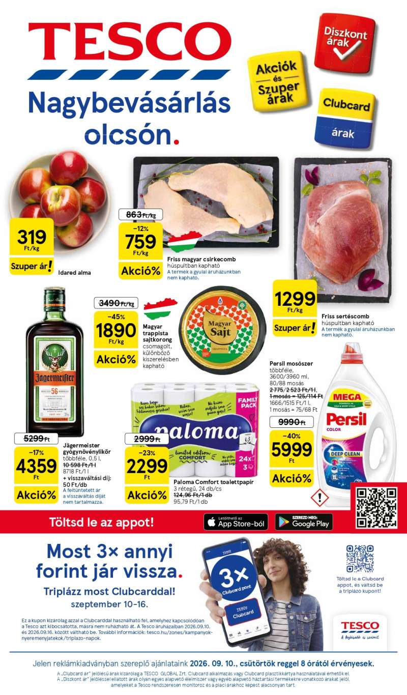 Tesco Akciós Újság 1 oldal