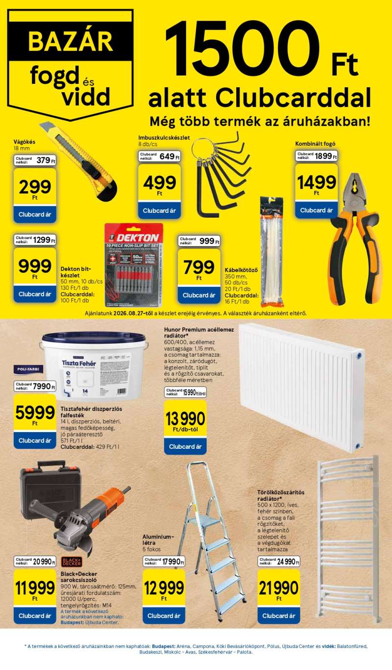 Tesco Akciós Újság 15 oldal