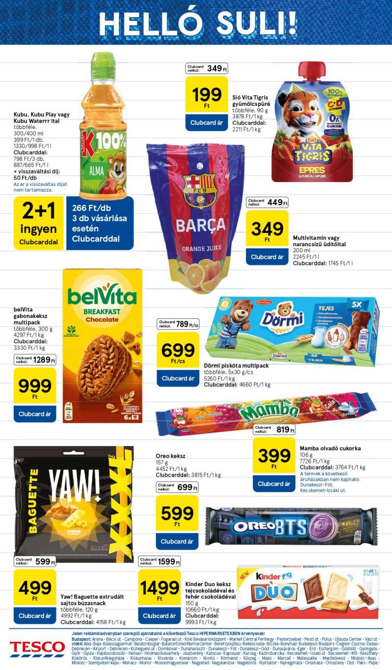 Tesco Akciós Újság 22 oldal