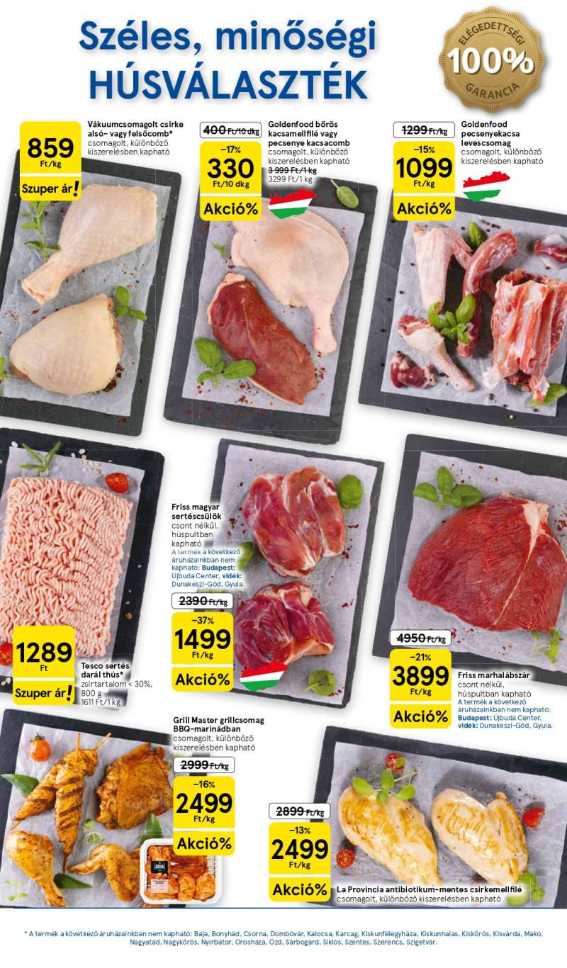 Tesco Akciós Újság 3 oldal