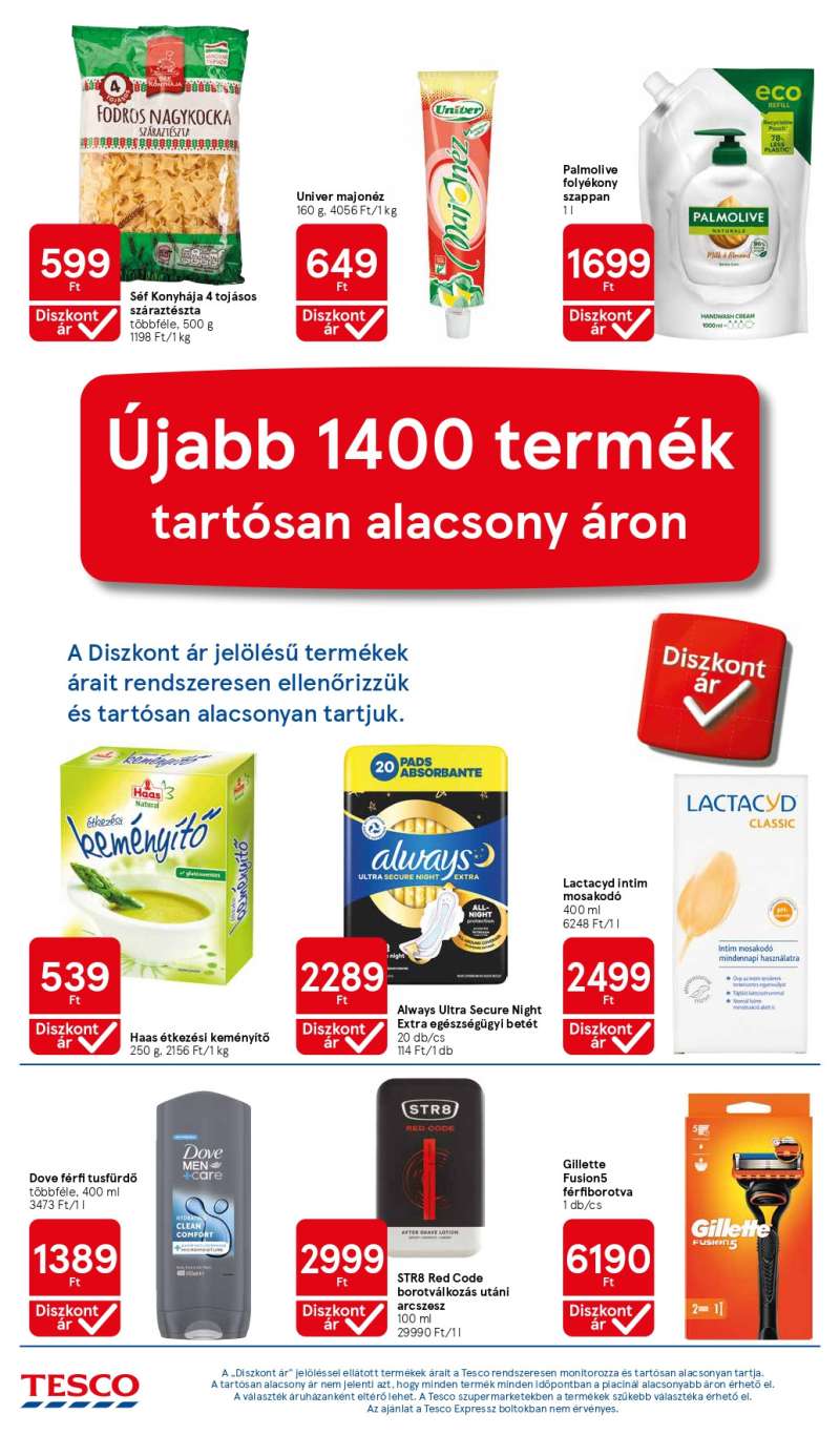 Tesco Akciós Újság 4 oldal