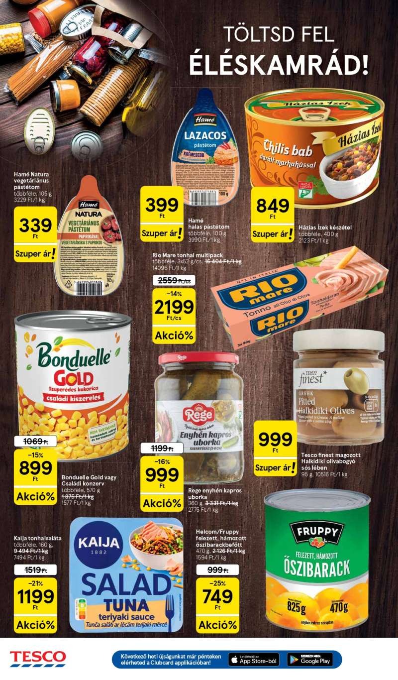 Tesco Akciós Újság 12 oldal