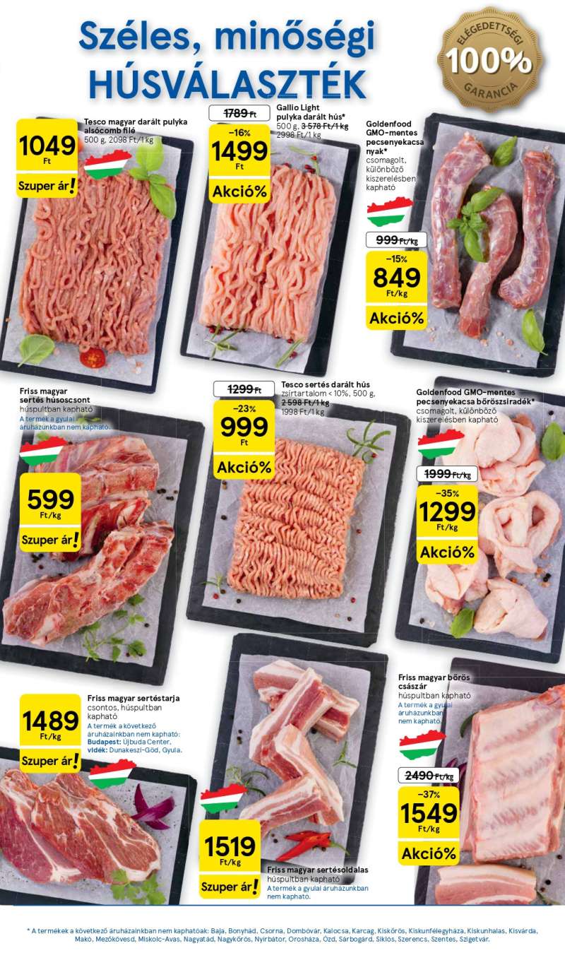 Tesco Akciós Újság 3 oldal