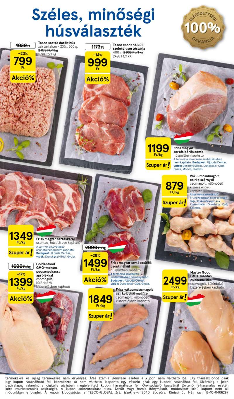 Tesco Akciós Újság 3 oldal
