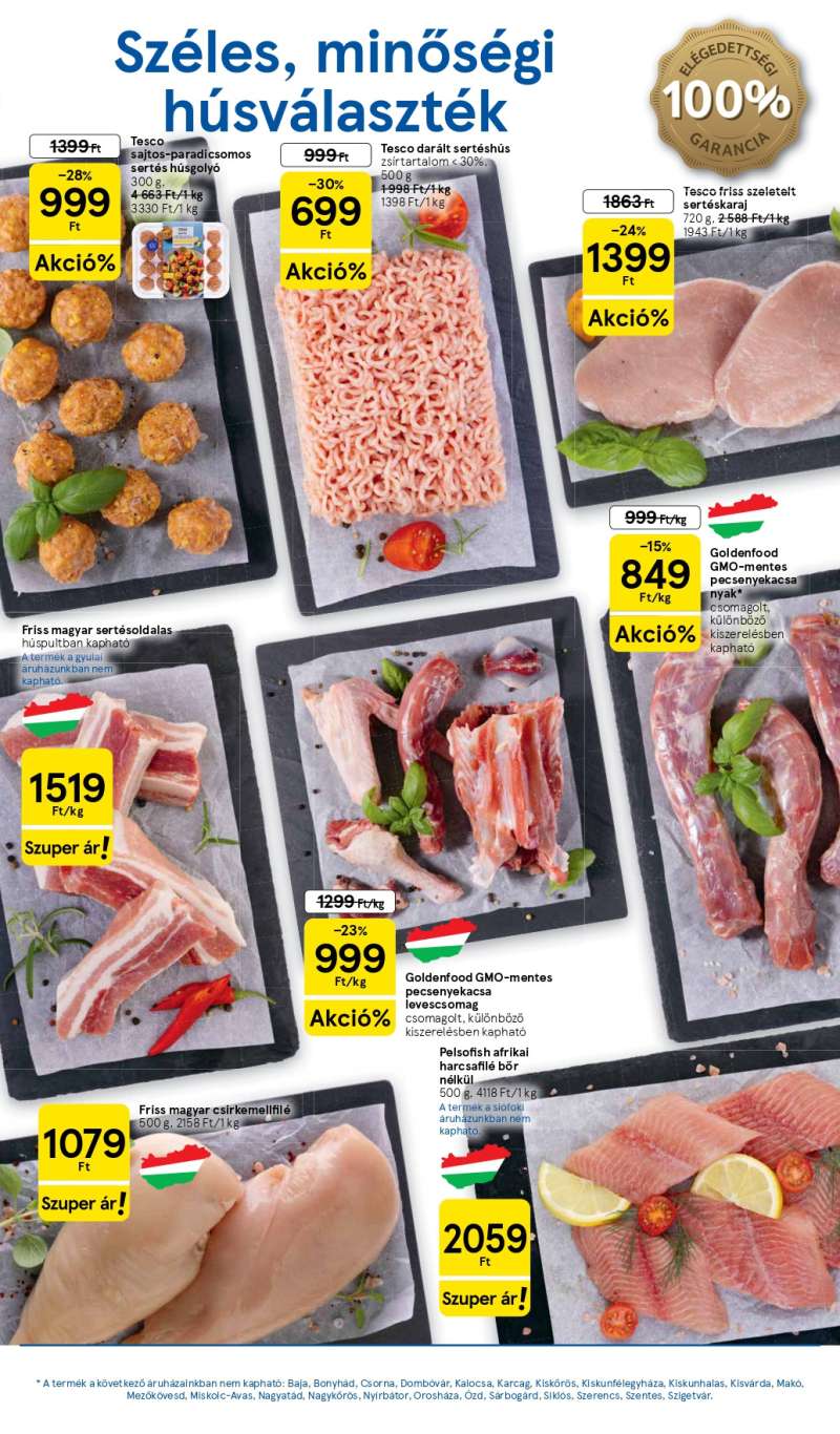 Tesco Akciós Újság 3 oldal