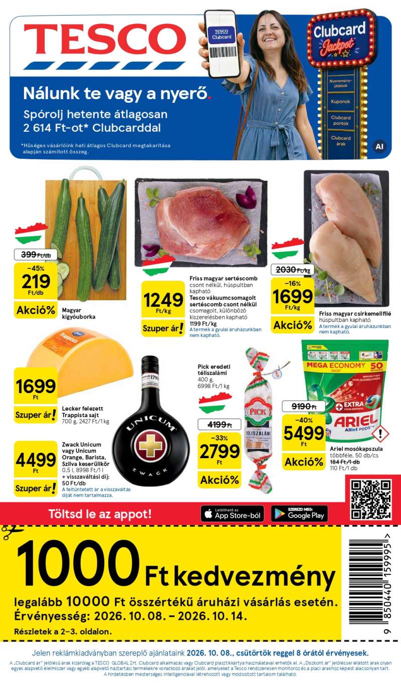Tesco Akciós Újság 1 oldal