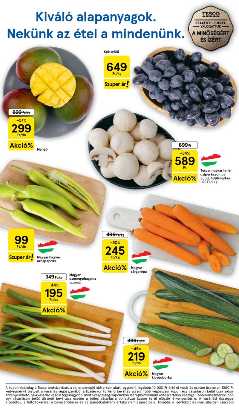 Tesco Akciós Újság 2 oldal