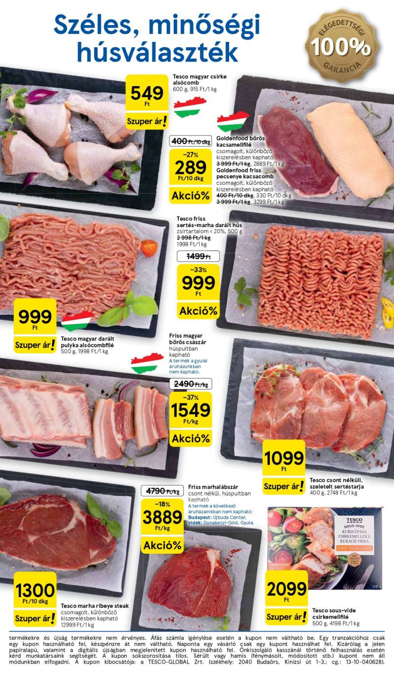 Tesco Akciós Újság 3 oldal