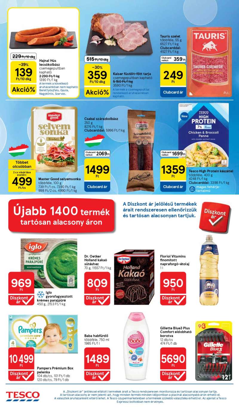 Tesco Akciós Újság 4 oldal