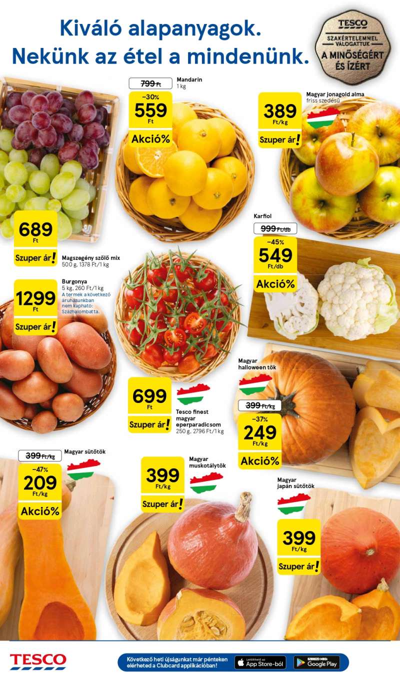Tesco Akciós Újság 2 oldal