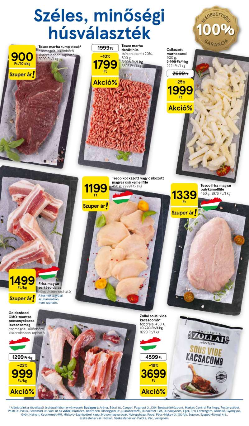 Tesco Akciós Újság 3 oldal