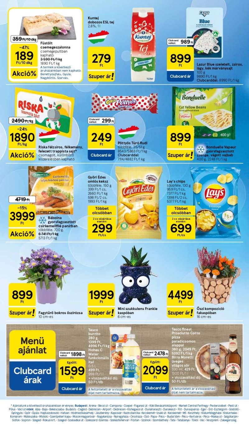 Tesco Akciós Újság 4 oldal