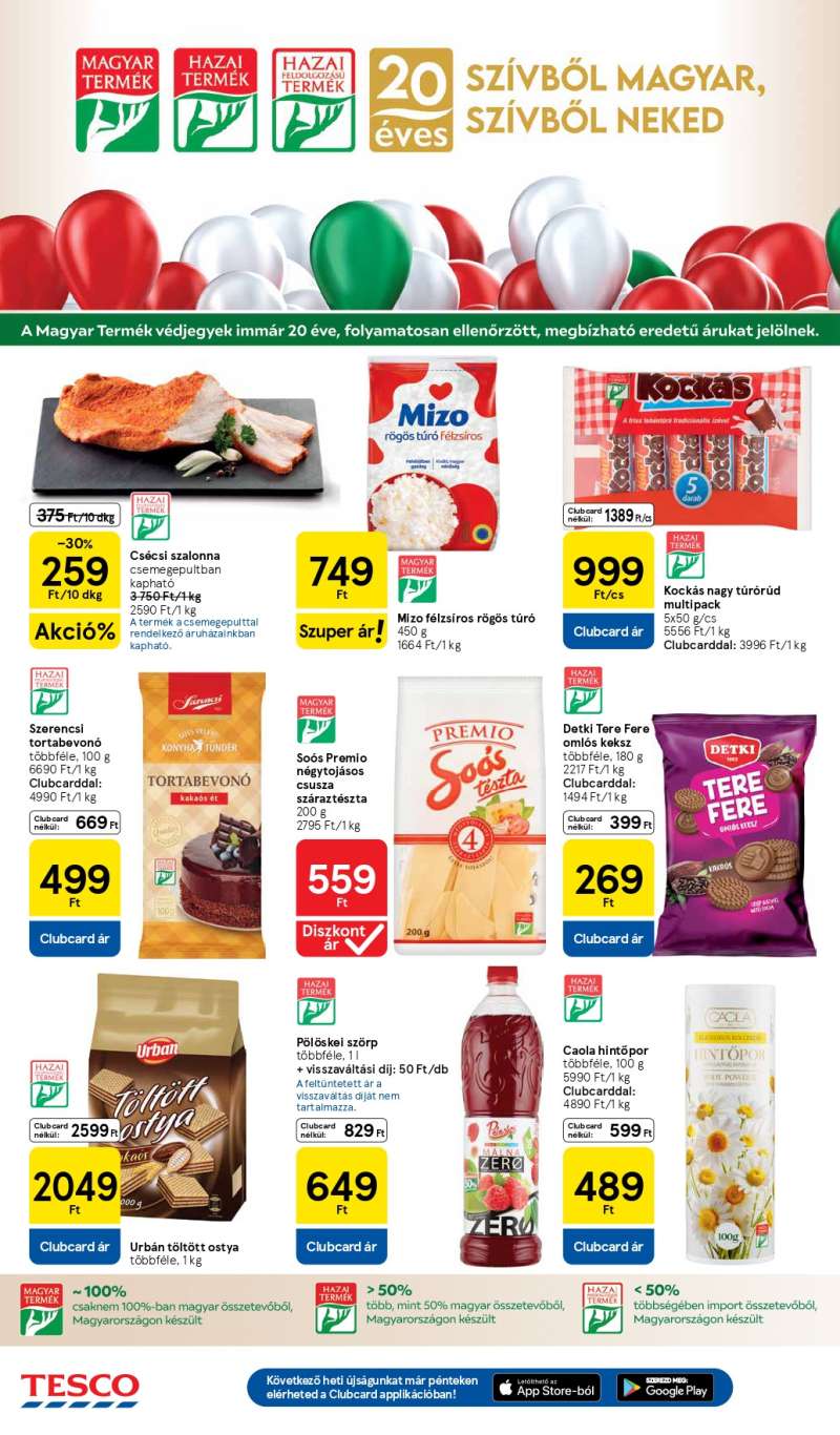 Tesco Akciós Újság 14 oldal