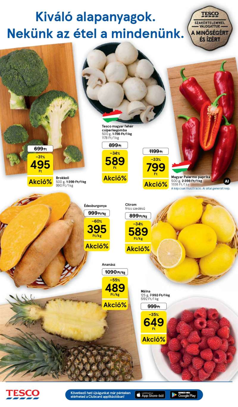Tesco Akciós Újság 2 oldal