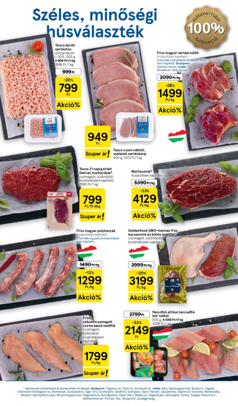 Tesco Akciós Újság 3 oldal
