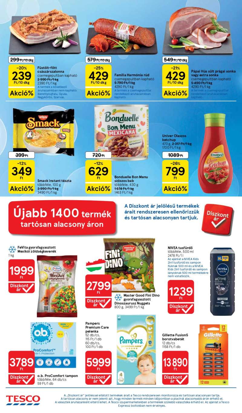 Tesco Akciós Újság 4 oldal