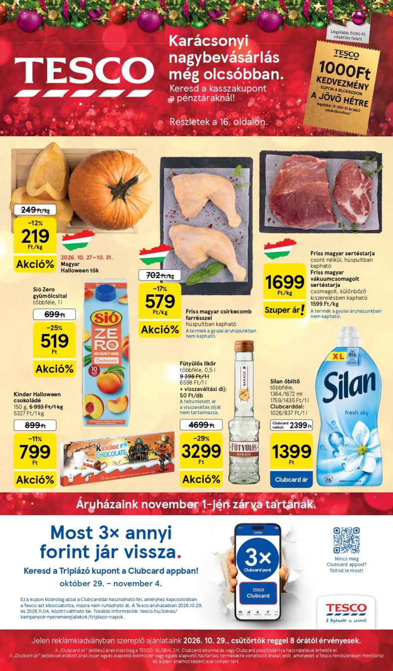 Tesco Akciós Újság 1 oldal