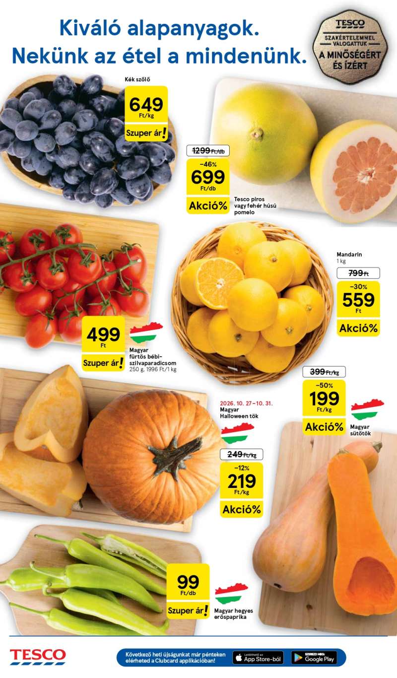 Tesco Akciós Újság 2 oldal