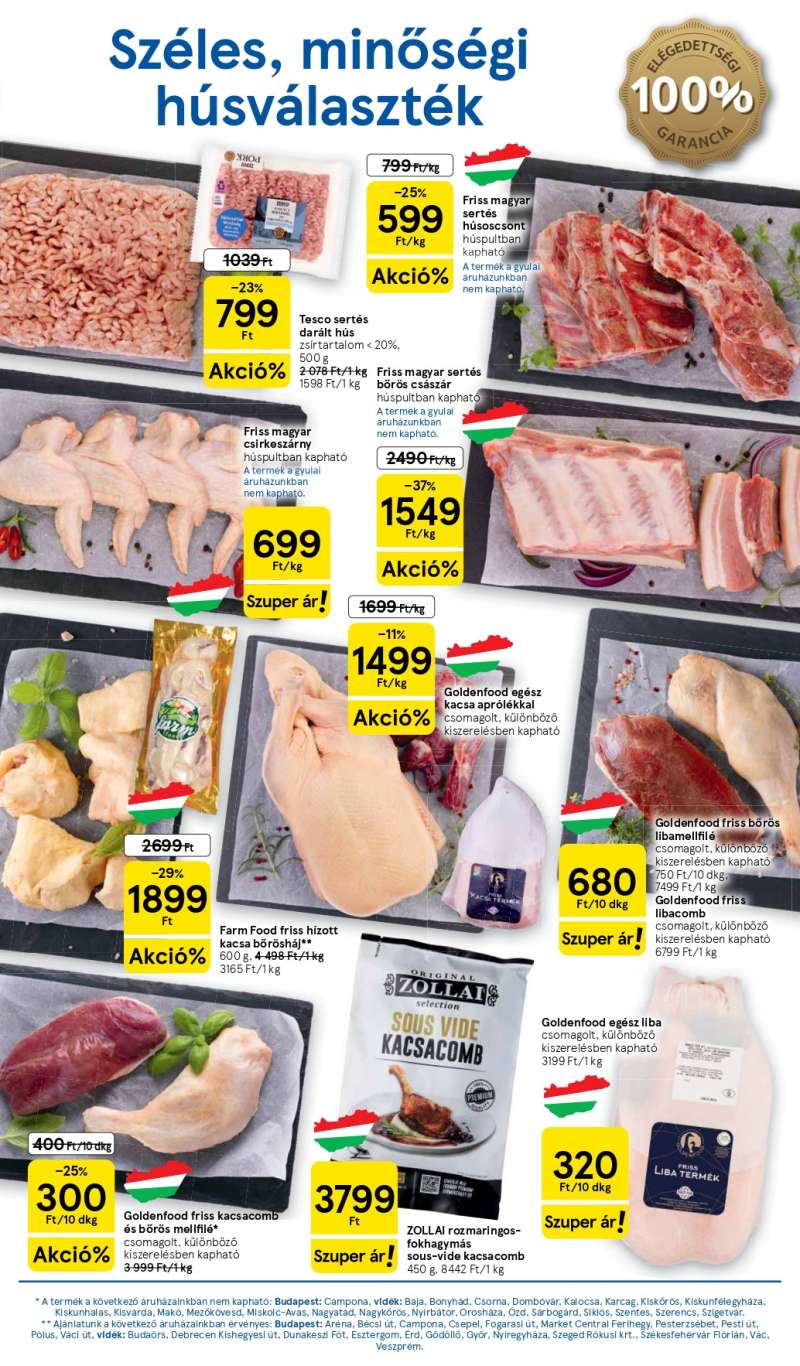 Tesco Akciós Újság 3 oldal