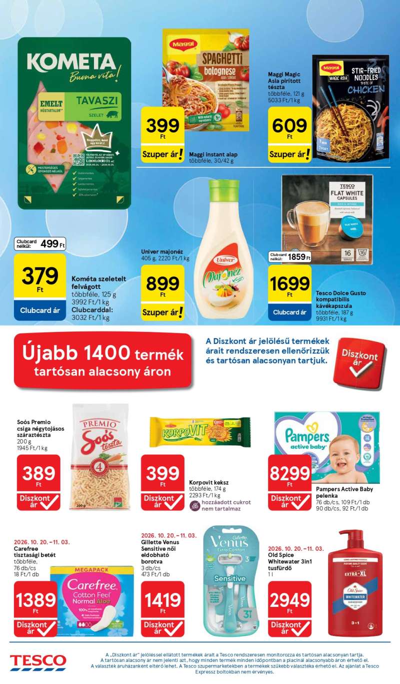 Tesco Akciós Újság 4 oldal