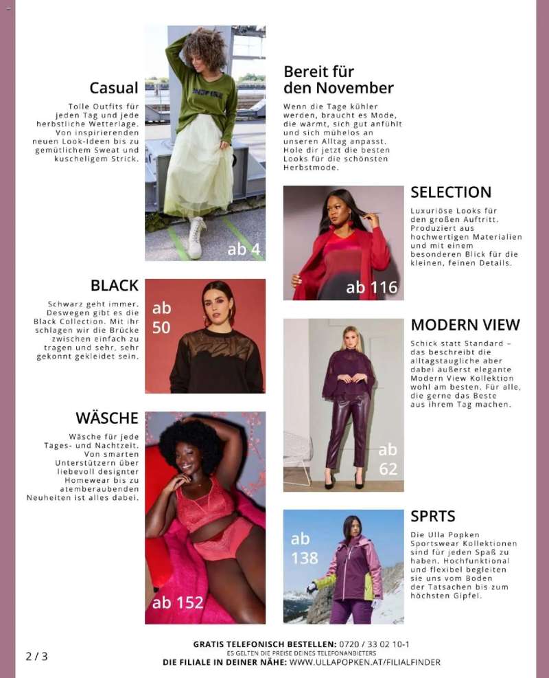 Ulla Popken Akciós újság Ulla Popken 2 oldal