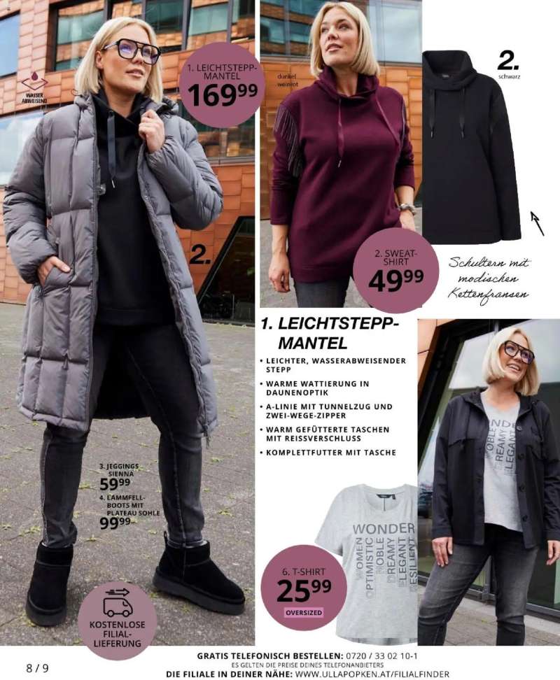 Ulla Popken Akciós újság Ulla Popken 8 oldal