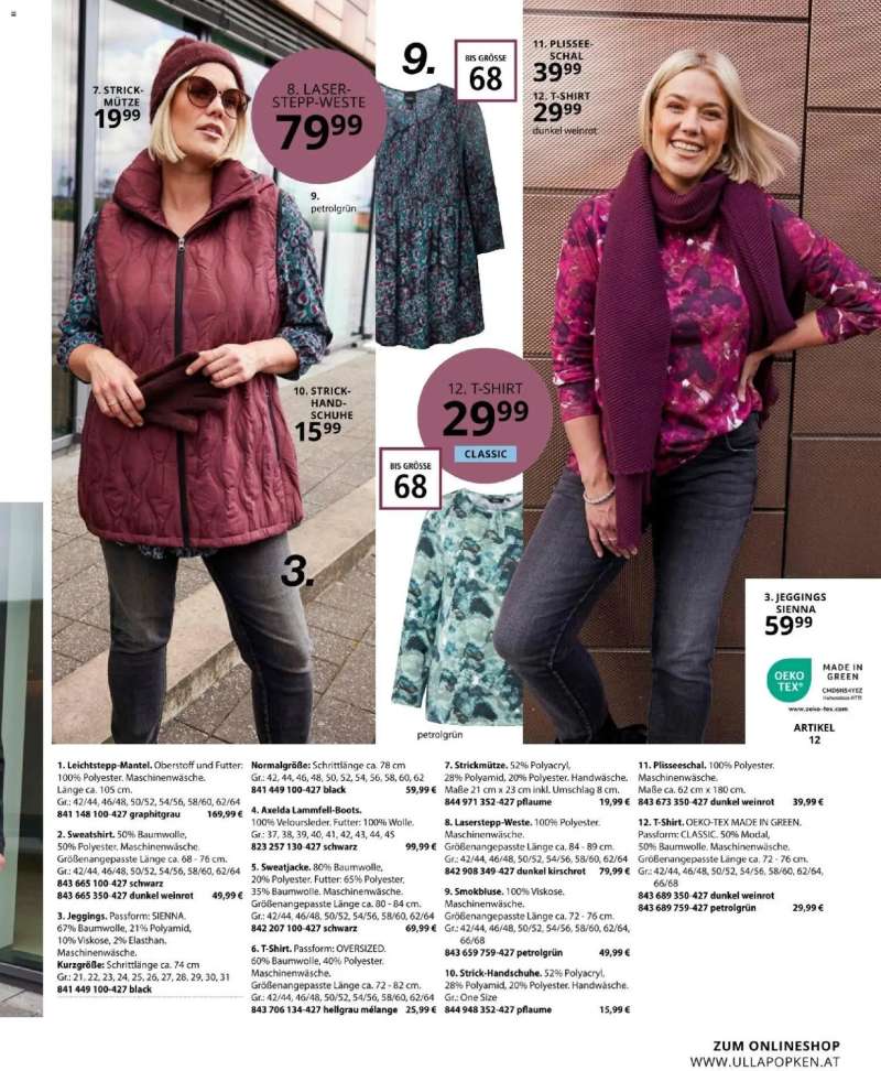 Ulla Popken Akciós újság Ulla Popken 9 oldal